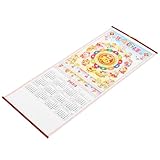 Angoily 2023 Traditioneller Wandkalender monatliche Kalenderverzierung kalender vertikaler Kalender Exquisiter Kalender Chinesischer Wandkalender Kalenderwand Papier