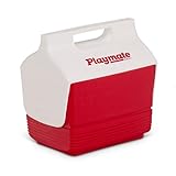 IGLOO Playmate Mini Kühlbox, 6 Liter, Rot, für Snacks und Getränke