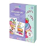 ARTISTA 9301934 Bastelset Quillingset Süssigkeiten, DIY-Kit für Kinder, Kreativset in praktischer Aufbewahrungsbox