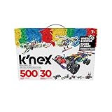 K'NEX 80208 Flügel und Räder Baukasten, 3D-Lernspielzeug für Kinder, 500-teiliges MINT-Lernset, Technik für Kinder, Konstruktionsspielzeug mit 30 Modellen ab 7 Jahren