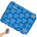 EULANT Aufblasbares Camping Sitzkissen,Wasserdicht Luftkissen,Ultraleicht Reisekissen für Strand Rucksacktouren Wandern Angeln Bootfahren,oder bei Konzerten, Tribünen, Strand, Rasen,Hause und Büro