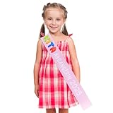 MEJOSER Kita Abgänger 2025 Schärpe Abgängerin Kita Abschied Einschulung Deko Geschenk Mädchen Junge Abschiedsgeschenk Kindergarten Kinder Accessoires (Rosa)