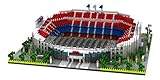 Atomic Building Barcelona Football Club Camp NOU Stadion. Modell zum Zusammenbau mit Nanoblöcken. Mehr als 3500 Stück