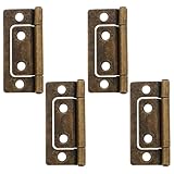 VILLCASE 4 Stück Teiliges Schrank und Türscharniere aus Langlebig und Robust Installieren Geeignet für Möbel Klapp und Falttüren für Wohnwagen und Schränke