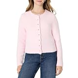 Amazon Essentials Damen (Demis Favorit) Regular-Fit-Cardigan Mohairimitat Knöpfe, Pastelllila, M