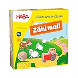 HABA Meine ersten Spiele Zähl mal! – Tierisches Zählspiel für Kinder ab 2 Jahren – Spielerisch Zählen Lernen mit hochwertigen Holzfiguren – 1305878001