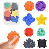8 Stück Fidget Toys Sensory Stones, Stressabbau Sensorik Spielzeug Anti Stress Spielzeug, Sensory Toys Für Stress, Angst, Adhs & Autismus, für Kinder Erwachsene