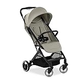 hauck Travel N Care Plus, Velvet Olive - Reisebuggy für Kinder ab Geburt bis 22 kg mit Liegefunktion & Kopfposter - Leicht (7,2 kg) & Einhändig Faltbar - Selbststehend - UPF 50+ & Netzfenster