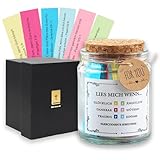 Shyllin Bibel Verse Jar Deutsch, Glas mit Bibelversen, Glas mit Hoffnung, Bibel Zubehör, 94Pcs Farbe Codiert Bibelversen für Bibelglas, Christliche Geschenke für Frauen, Religiöse Geschenke