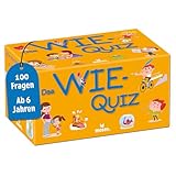 moses. Das Wie-Quiz, Kinder Wissensquiz mit 100 spannenden Wie-Fragen, Kinderquiz rund um Allgemeinwissen, Ratespiel für neugierige Kids ab 6 Jahren, Yellow