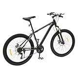 Zoobotanica 26 Zoll Mountainbike, Hochfester Stahlrahmen, Scheibenbremse, 21 Gang-Schaltung, Hardtail MTB Bike für Männer Frauen,Jungen-Fahrrad geeignet für Körpergrößen von 160–185 cm