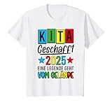 Kinder Kita Abgänger 2025 Kita Geschafft 2025 Kita Ade 2025 T-Shirt