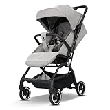 my junior® Buggy PICO³ | bis 22kg | Einhand AutoFold-Klappmechanismus | Ergonomische Liegeposition nach IGR e.V. | großes Sonnenverdeck UV50+ | Handgepäckmaß | 2 Belüftungsfenster - Stone Grey