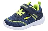 KangaROOS Unisex Kinder Ky-chummy Ev Sneaker, Dk Navy Lime, 29 EU