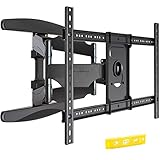 Invision TV Wandhalterung für 37-75 Zoll Bildschirme, Schwenkbar Neigbar und Ausfahren TV Halterung für Flache und Gebogene Fernseher, Max Gewicht 50kg, VESA 200x100mm zu 600x400mm (DXL-DE-IA)