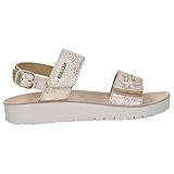 Geox Mädchen J Costarei Gi Sandalen, Gold, 26 EU