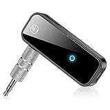 Bluetooth Adapter Auto aux Bluetooth Adapter Bluetooth Receiver tv, 4 in1 bluetooth5.0 aux Bluetooth Transmitter Bluetooth Sender Bluetooth Splitter mit 3,5mm Aux