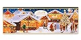 Lindt Schokolade Weihnachtsmarkt Adventskalender 2023 | 250 g | Adeventskalender mit 24 süßen Überraschungen | Schokolade für die Weihnachtszeit | Schokoladen-Geschenk