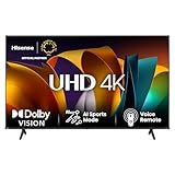 Hisense 75E6NT 189cm (75 Zoll) Fernseher, 4K UHD Smart TV, Precision Colour, HDR, Dolby Vision, 60Hz, Triple Tuner DVB-C/S/S2/T/T2, WiFi, HDMI 2.1, Bluetooth, Alexa Built-in, Schwarz, [2024]