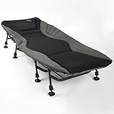 Mostal Alu King Size Bedchair 8-Bein Liege Deluxe Angelliege XXL bis 180kg belastbar
