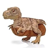 Jurassic World Baby T-Rex Dinosaurier Handpuppe, mit verstecktem Steuergriff & Handschuh, über 20 Sounds & Bewegungen, Größe ca. 58 cm, batteriebetrieben