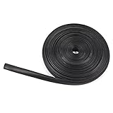 wamovo 30/60 Meter Kederband 12 mm schwarz Kunststoff Leistenfüller für Wohnwagen (3x10m)