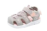 KangaROOS Unisex Kinder K-mini Sandalen, Vapor Grey English Rose Glitter, 28 EU