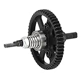 Differential-Rutschkupplung, 54T Aluminium-Stahl-Differenzialgetriebe-Rutschkupplung für Traxxas Slash 4x4 1/10 RC-Auto (Schwarz)
