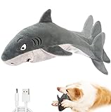 Interaktives Hundespielzeug für kleine/mittelgroße Hunde, Schlappfisch-Hundespielzeug, interaktiv, bewegungsaktiviertes Welpenspielzeug, langlebiges Flopping-Fisch-Katzenspielzeug, wiederaufladbar