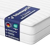 Träumegut24 AquaFlex 7-Zonen Matratze 180x200 cm | H2&H3 | Ergonomische Kaltschaummatratze | Hypoallergen & Antibakteriell | Bezug abnehmbar & waschbar | Oeko-TEX® | (16cm, 180 x 200 cm)