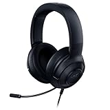 Razer Kraken X Lite - Kabelgebundenes Ultraleichtes PC Gaming-Headset - Surround Sound - biegbares Nierenmikrofon (230g leicht, 3,5 Klinke für PS4, PS5, Switch, Xbox One, Xbox Series X|S) Schwarz