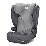 Kinderkraft I-SPARK I-Size Babyautositz, Gruppe 2/3, 100-150 cm, von 3,5 bis 12 Jahre, 15 bis 36 kg, leicht (4,5 kg), 3-Punkt-Sicherheitsgurt, Seitenschutz, Grau