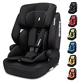 Osann Jazzi Isofix – Der sichere Kindersitz ab 1 Jahr (76–150 cm), mitwachsend mit Isofix & Top-Tether, Schutz & Geborgenheit auf jeder Fahrt - Black