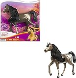 Dreamworks Spirit GXD99 - Beiges Pferd, Mustang Stute aus der Herde von 'Spirit - frei und ungezähmt' (20cm), beweglicher Kopf und lange Mähne, tolles Geschenk für Pferdeliebhaber ab 3 Jahren