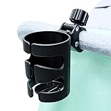 Vihir Getränkehalter für Kinderwagen Buggy Zubehör Universal Becherhalter für Buggy Rollstuhl Fahrrad Kaffeehalter Kinderwagen Cup Holder Mom Geschenke