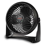 Honeywell TurboForce Turbo-Ventilator (Geräuscharme Kühlung, verstellbarer Neigungswinkel bis zu 90°, 3 Geschwindigkeitseinstellungen, Wandmontage, Tischventilator) HT900E, Schwarz