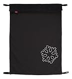 ByBoom - Softshell Decke 70x100 cm Thermo Aktiv; Funktions-/Universal-/Outdoor-Babydecke für Kinderwagen, Buggy, Jogger, Farbe:Schwarz/Schwarz