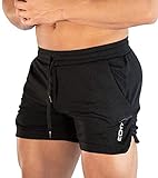 Superora Herren Shorts Sport Hosen Laufshorts Trainingshose Fitness Training Outdoor Sporthose mit Tasch