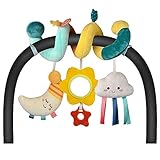 XIXILAND Kinderwagen Spielzeug Babyspielzeug 0-6 Monate, Activity Spirale Kinderwagenkette Neugeborenen Spielzeug für Bett, Laufstall, Babyschale & Autositz, Motorikspielzeug für 0 3 6 9 12 Monaten