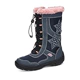 Lico Mädchen Cathrin Schneestiefel, Marine Rosa, 38 EU