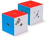 Rubik's Cube – Duo Original Speed Cubes 3x3 und 2x2, Ultra-leichtgängige Zauberwürfel, hochwertige Verarbeitung, Doppelpack für Einsteiger und Profis, für Kinder ab 8 Jahren