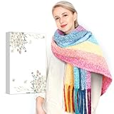 Geschenke für Frauen Schal Damen Winter: Kaschmir Schal Damen Winterschal Kuschelig Wollschal Cashmere Schal Tücher für Damen, Oma Mama Weihnachtsgeschenke für Frauen Nikolaus Geschenke Weihnachten