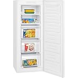 Bomann® Gefrierschrank Nofrost | freistehender Tiefkühlschrank | 161L | Total No Frost - nie wieder abtauen | MultiAirflow-System | Türanschlag wechselbar | Schnellgefrierfunktion | GS 7362 weiß