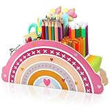 CHENKEE Stiftehalter Kinder, Regenbogen Stiftehalter, kinder Schreibtisch Büro Organizer, Regenbogen Organizer, Schreibtisch Büro Organizer
