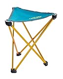 Uquip Leichtgewichtshocker Trinity L Mini Dreibein Hocker Campinghocker 150 kg Blue/Yellow