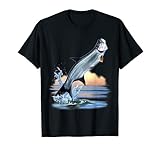 Tarpon Fischen Tiefsee-Salzwasser-Fischer T-Shirt