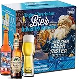 Kalea | Bieradventskalender 2025 | Edition Bayern | 24x 0,33l Bierspezialitäten aus Bayern | inkl. Verkostungsglas | Biergeschenk zur Vorweihnachtszeit für Männer | Bierliebhaber