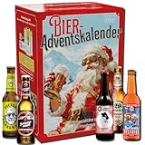 Kalea | Bieradventskalender 2025 | Edition Happy Santa | 24 x 0,33l Bierspezialitäten | Biergeschenk zur Vorweihnachtszeit für Männer, Frauen und Bierliebhaber
