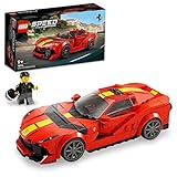 LEGO 76914 Speed Champions Ferrari 812 Competizione, Modellbausatz für Spielzeug-Sportwagen, Rennauto-Set für Jungen, Mädchen und Auto-Fans, Serie 2023