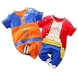 IURNXB 2 Stücke Baby Strampler Jungen Mädchen Süße Neugeborene Kleinkind Baumwolle Säugling Onesie Cartoon Cosplay Kleidung